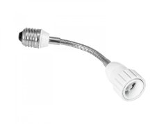 Eurolite adaptér E27/GU10, husí krk