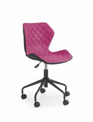 Židle- MATRIX- Černá /Růžová
