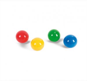 Sada barevných míčků