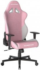 herní židle DXRacer GLADIATOR růžovo-bílá, látková