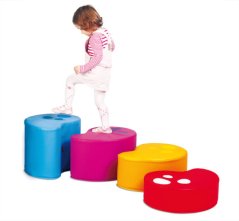 Foam stairs KIDNEY (5 pcs) without print