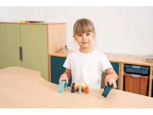 Duhové bloky s figurkami