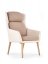 Armchair PURIO (Beige / Brown)