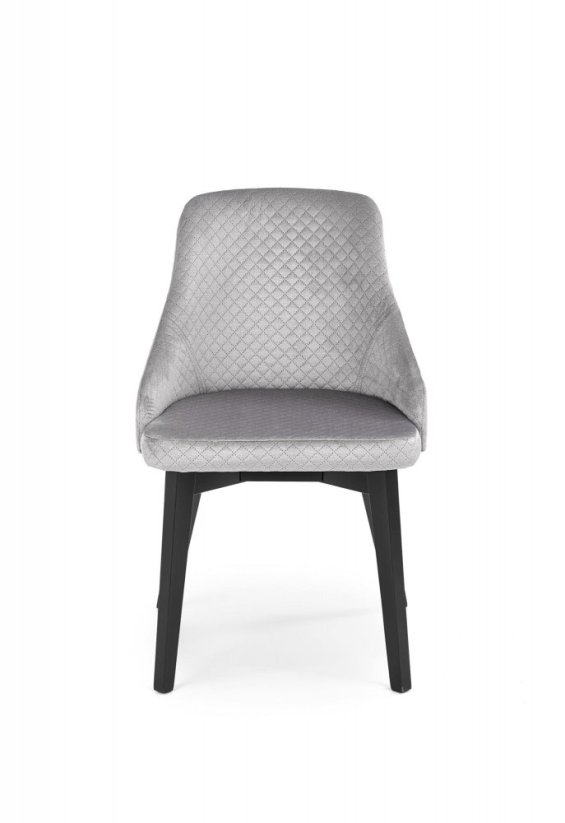 Židle- TOLEDO- Černé dřevo /Světle šedá