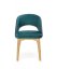 Židle- MARINO- Medový dub/ Tmavě zelená
