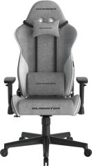 herní židle DXRacer GLADIATOR šedo-bílá, látková