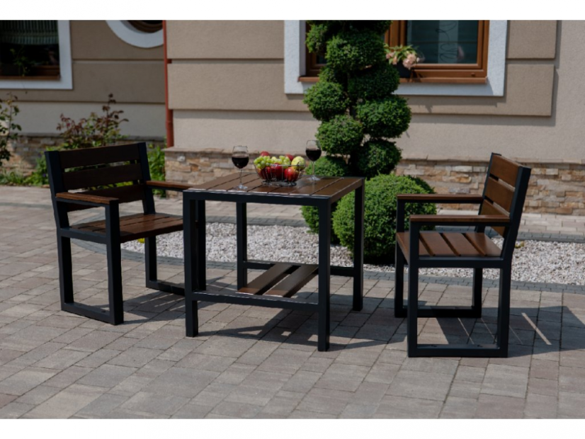 Garden set TRENDY 9 (Alder) - Shade: Nut