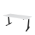 Height adjustable desk OFYS - white (70 x 120 cm)