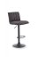 Barová židle- H89- Černá/ Tmavě šedá