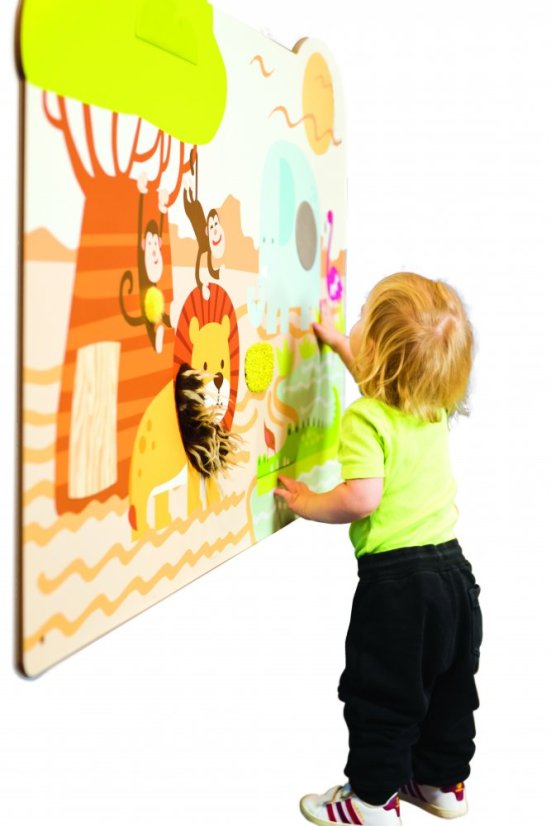 Nástěnná smyslová deska SAFARI (120 cm)