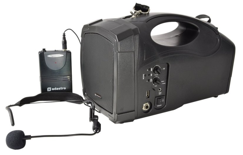 Adastra H25B, přenosný zvukový systém FM/BT/VHF, 25W