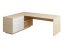 Executive desk with drawers, birch/white (EXCLUSIVE)