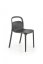 Židle- K490- Černá plastová