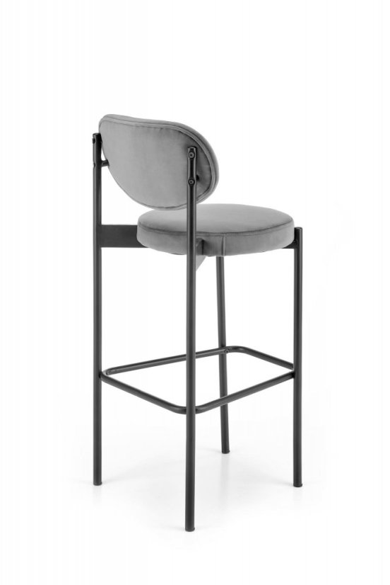 Barová stolička- H108- Sivá