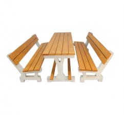 Betónový vonkajší set BALE