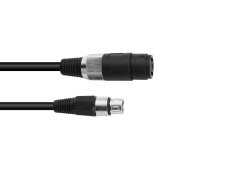OMNITRONIC Adaptačný kábel Reproduktor(F)/XLR(F) 1m bk