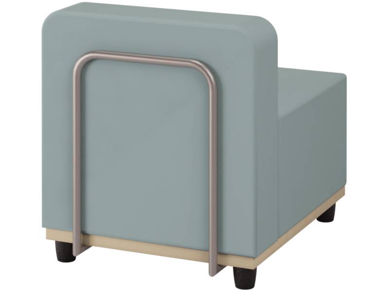 Křeslo s opěradlem- Mátová