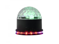 Eurolite LED Half Ball 3x 1W RGB, paprskový efekt