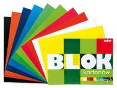 Barevný kartonový blok A4 10 listů