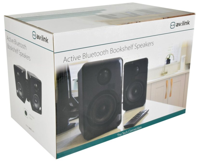AV:link ABS35BLK, sada aktivních BT/MP3 reproduktorů s DO, černé