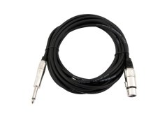 Kabel ACX-50 XLR samice - Jack 6,3 mono, 5 m