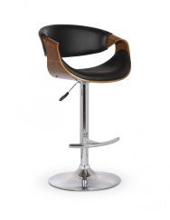 Barová stolička- H100- Orech/ Čierna