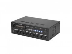 Omnitronic CPZ-120P PA, 100V 4-zónový mixážní zesilovač, 120W, BT/MP3/FM
