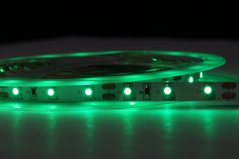 LED páska SMD3528, zelená, 12V, 1m, 60 LED/m