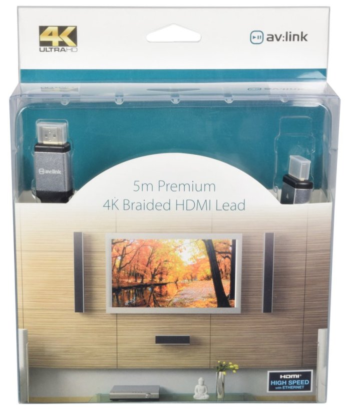 AV:Link Prémiový HDMI kábel s podporou 4K, 5m