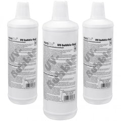 Eurolite UV náplň do bublifuku 3x 1L, 3 různé barvy bublin