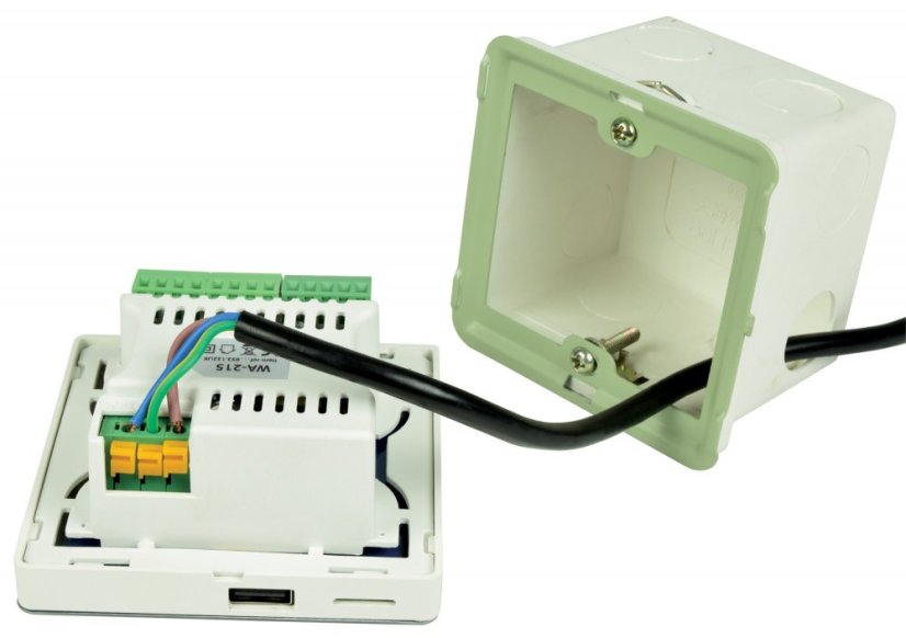 Adastra WA-215, nástěnný zesilovač 2x 15W, MP3/FM/BT