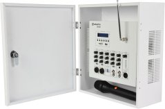 Adastra SA 120, nástenný 100V zosilňovač s UHF mikrofónom a prehrávačom médií