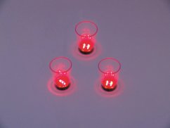 LED kalíšky, 3ks