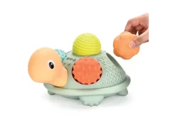 Želva se senzorickými míčky