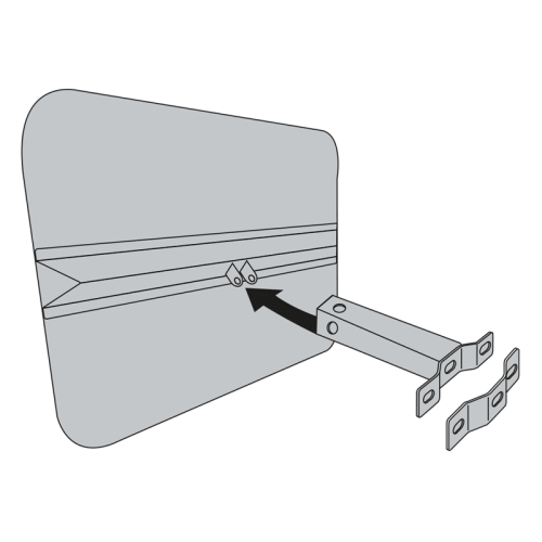 Ekonomické zrcadlo – 800 x 600 mm