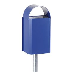 Kôš s odklopnou strieškou – modrý 40 l.