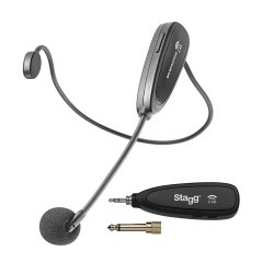 Stagg SUW 12H-BK, bezdrôtový náhlavný mikrofónny set 2,4 GHz UHF