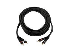 Omnitronic Kábel CC-100, prepojovací kábel 2x 2 RCA zástrčka HighEnd, 10m