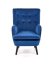 Armchair RAVEL (Dark blue / Black)