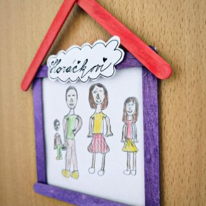 Jmenovka na dveře - den rodiny