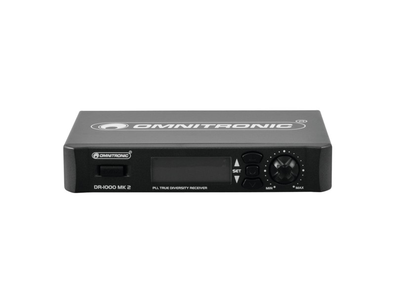 Omnitronic DR-1000 MK2, bezdrátový přijímač UHF
