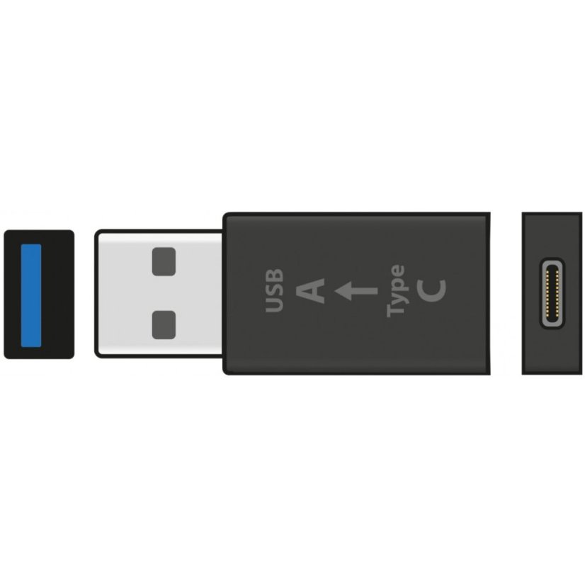 AV:link OTG redukcia USB-C 3.0 samica/USB-A samec