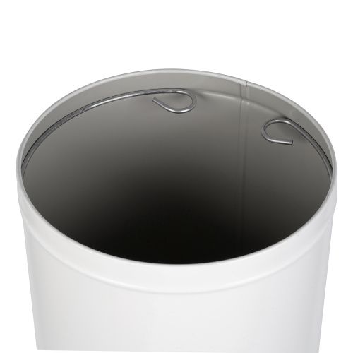 Interiérový nerezový kôš 75 L – Eko Nord biela/čierna