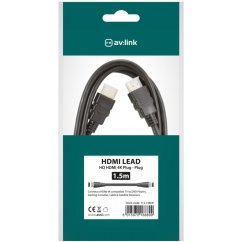 AV:link HDMI kábel vysokorýchlostný 4K s Ethernetom, 1,5m