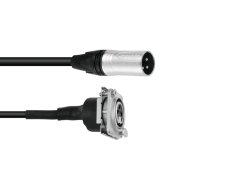 PSSO Patch Kábel XLR zástrčka / XLR zásuvka, 1m