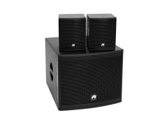 Omnitronic Set MOLLY-12A + 2x MOLLY-6 Top, 760W, BT, čierny