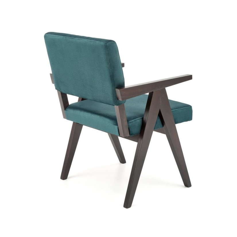 Chair MEMORY (Ebony / Dark green)