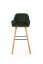 Barová stolička- H93- Orech/ Zelená