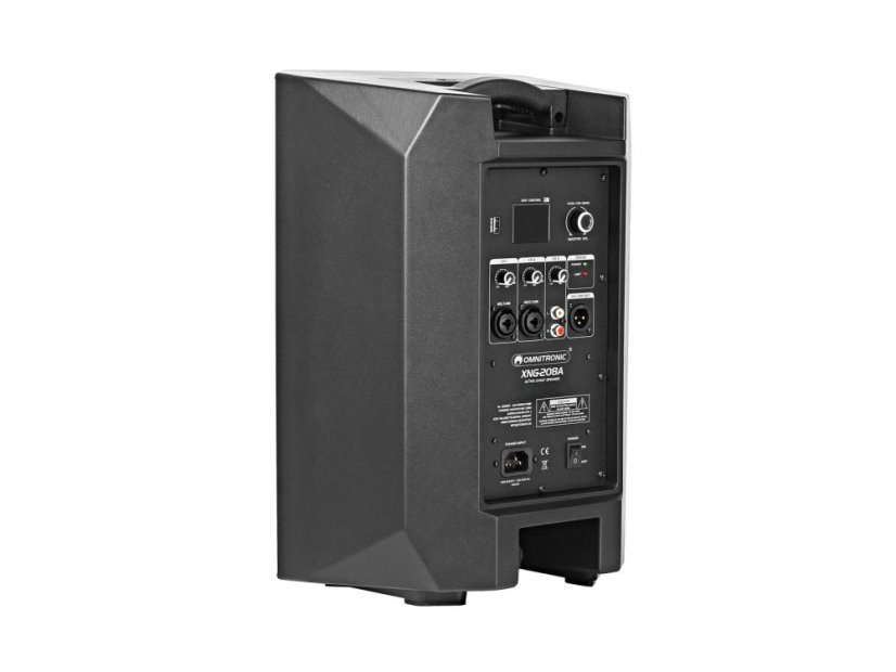 Omnitronic XNG-208A, aktívny 8" reprobox, DSP/BT/TWS, 350W