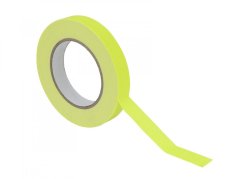 Gaffa páska 19mm x 25m neónovo žltá, UV aktívna